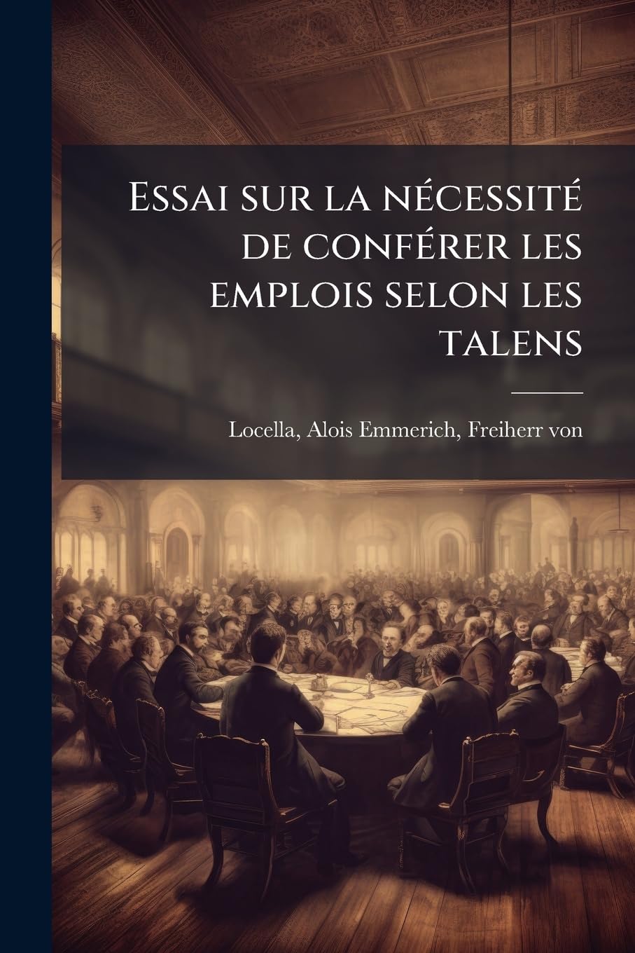 Essai sur la nécessité de conférer les emplois selon les talens book