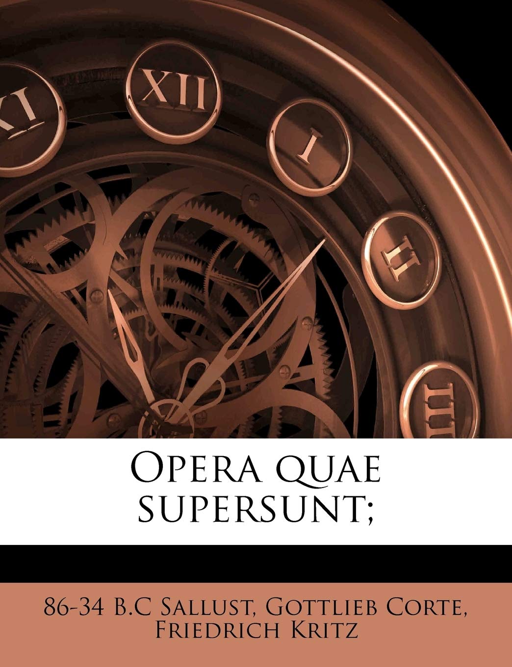 Opera Quae Supersunt; Politics & History books