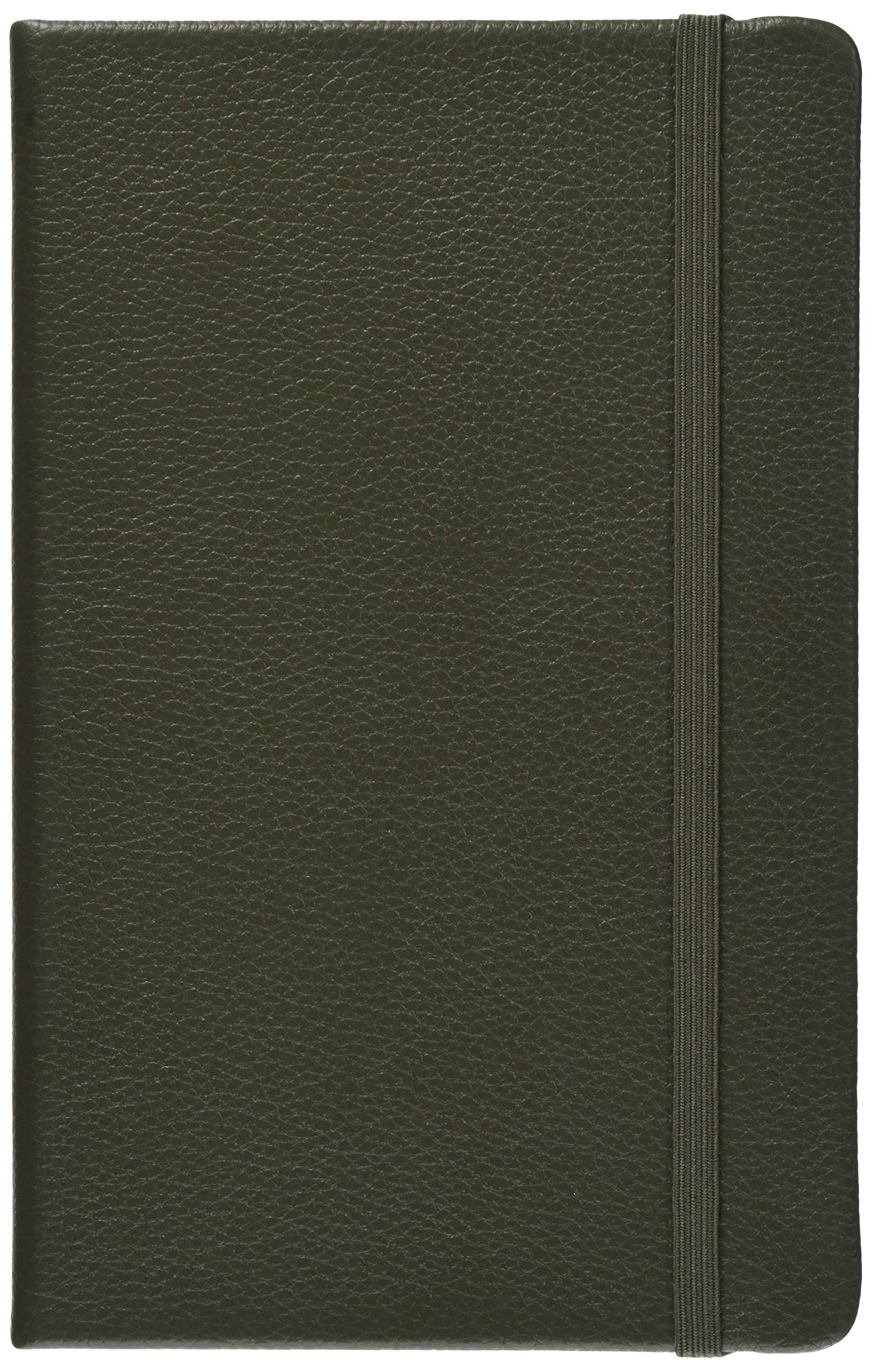 Moleskine Leather Notebook Large Ruled Moss Green book