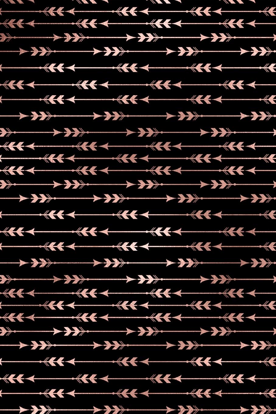 Rose Gold and Black Bohemian Composition Notebook - Small Unruled Notebook - 6x9 Blank Notebook (Softcover Journal / Notebook / Sketchbook / Diary) (6x9 Blank Softcover Notebook, Band 16) Business, Finance & Career