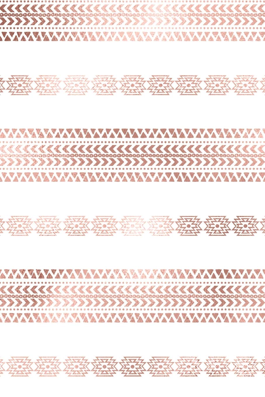 Rose Gold and Black Bohemian Composition Notebook - Small Unruled Notebook - 6x9 Blank Notebook (Softcover Journal / Notebook / Sketchbook / Diary) (6x9 Blank Softcover Notebook, Band 16) Business, Finance & Career