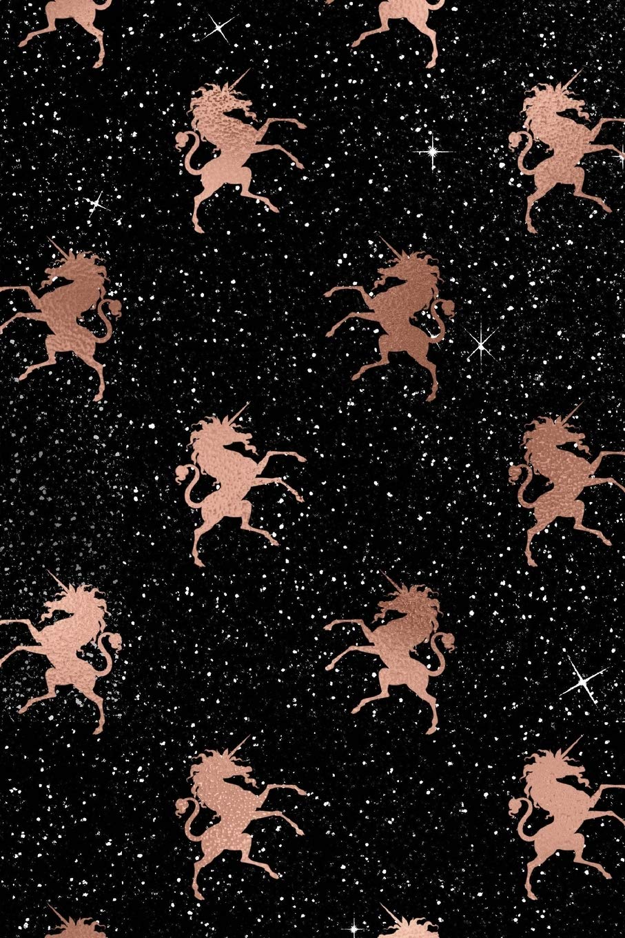 Rose Gold and Black Glam Composition Notebook - Small Unruled Notebook - 6x9 Blank Notebook (Softcover Journal / Notebook / Sketchbook / Diary) (6x9 Blank Softcover Notebook, Band 41) Business, Finance & Career