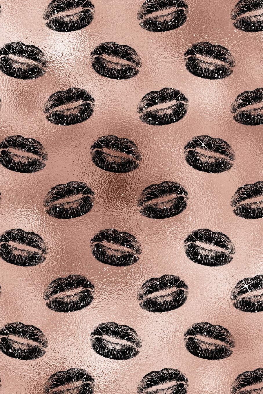 Rose Gold and Black Glam Composition Notebook - Small Unruled Notebook - 6x9 Blank Notebook (Softcover Journal / Notebook / Sketchbook / Diary) (6x9 Blank Softcover Notebook, Band 41) Business, Finance & Career