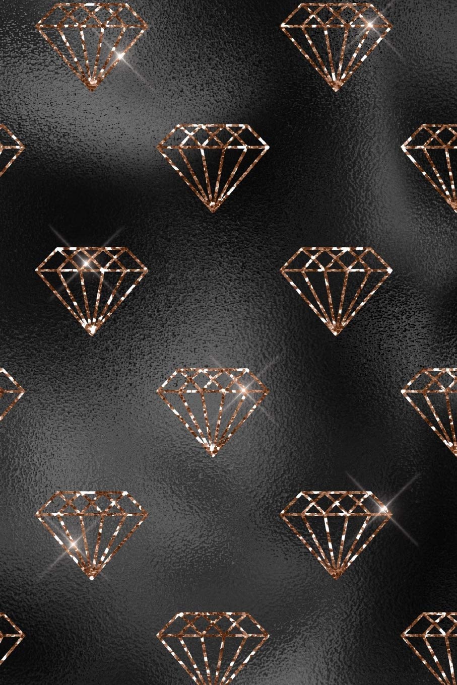 Rose Gold and Black Glam Composition Notebook - Small Unruled Notebook - 6x9 Blank Notebook (Softcover Journal / Notebook / Sketchbook / Diary) (6x9 Blank Softcover Notebook, Band 41) Business, Finance & Career