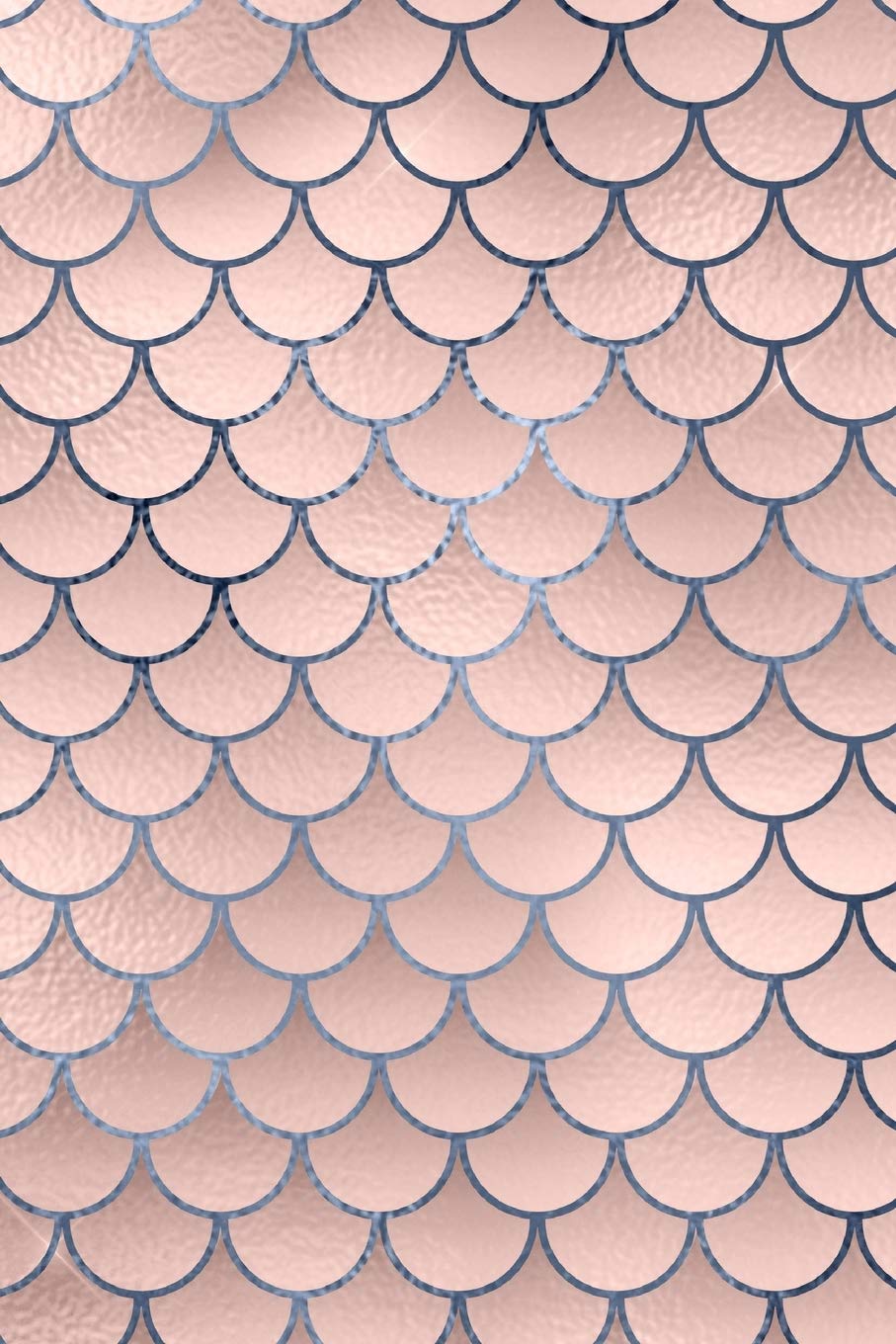 Blush and Navy Mermaid Scales Composition Notebook - Small Unruled Notebook - 6x9 Blank Notebook (Softcover Journal / Notebook / Sketchbook / Diary) (6x9 Blank Softcover Notebook, Band 61) Business, Finance & Career