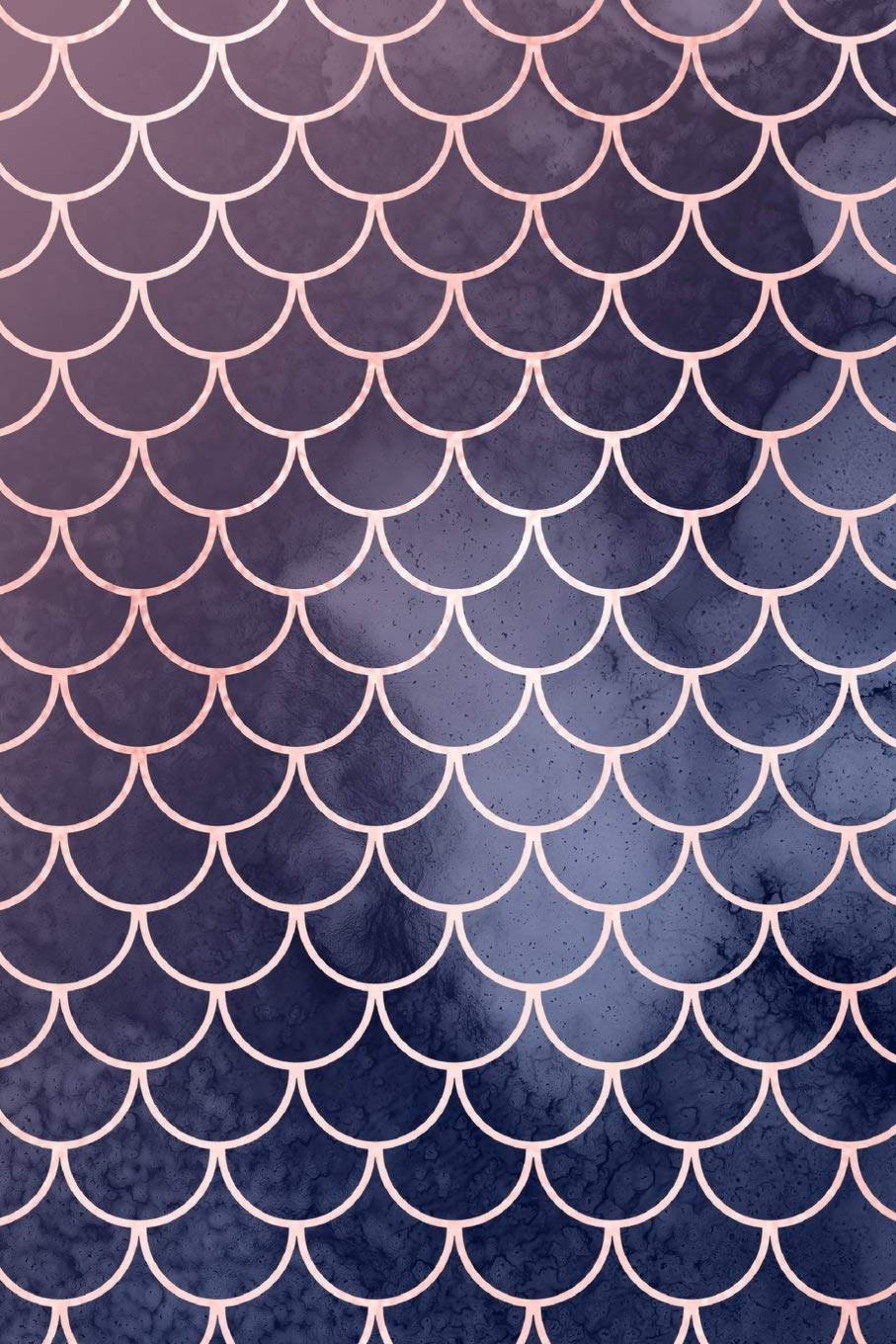Blush and Navy Mermaid Scales Composition Notebook - Small Unruled Notebook - 6x9 Blank Notebook (Softcover Journal / Notebook / Sketchbook / Diary) (6x9 Blank Softcover Notebook, Band 61) Business, Finance & Career