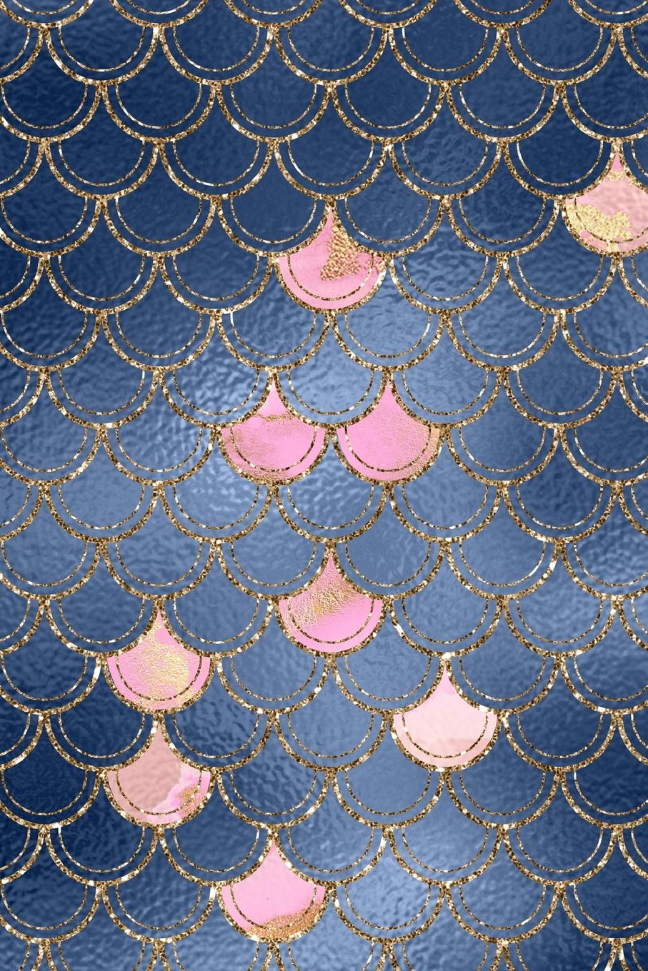 Blush and Navy Mermaid Scales Composition Notebook - Small Unruled Notebook - 6x9 Blank Notebook (Softcover Journal / Notebook / Sketchbook / Diary) (6x9 Blank Softcover Notebook, Band 61) Business, Finance & Career