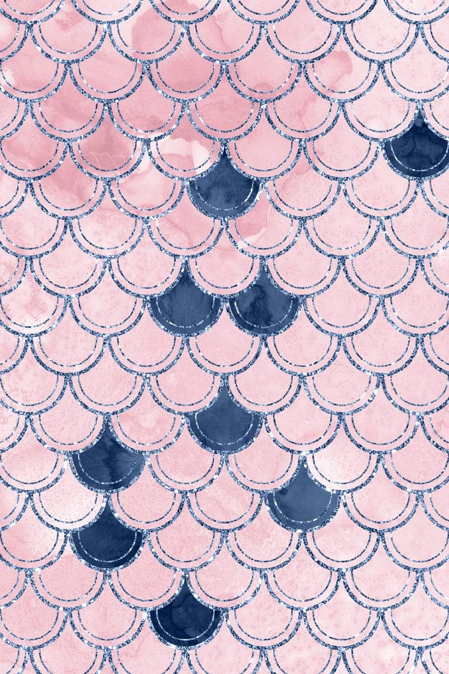 Blush and Navy Mermaid Scales Composition Notebook - Small Unruled Notebook - 6x9 Blank Notebook (Softcover Journal / Notebook / Sketchbook / Diary) (6x9 Blank Softcover Notebook, Band 61) Business, Finance & Career