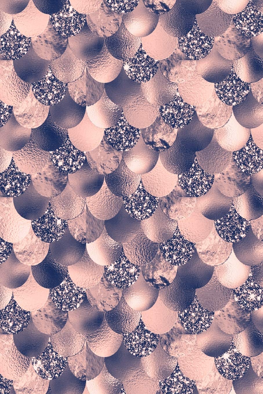 Blush and Navy Mermaid Scales Composition Notebook - Small Unruled Notebook - 6x9 Blank Notebook (Softcover Journal / Notebook / Sketchbook / Diary) (6x9 Blank Softcover Notebook, Band 61) Business, Finance & Career