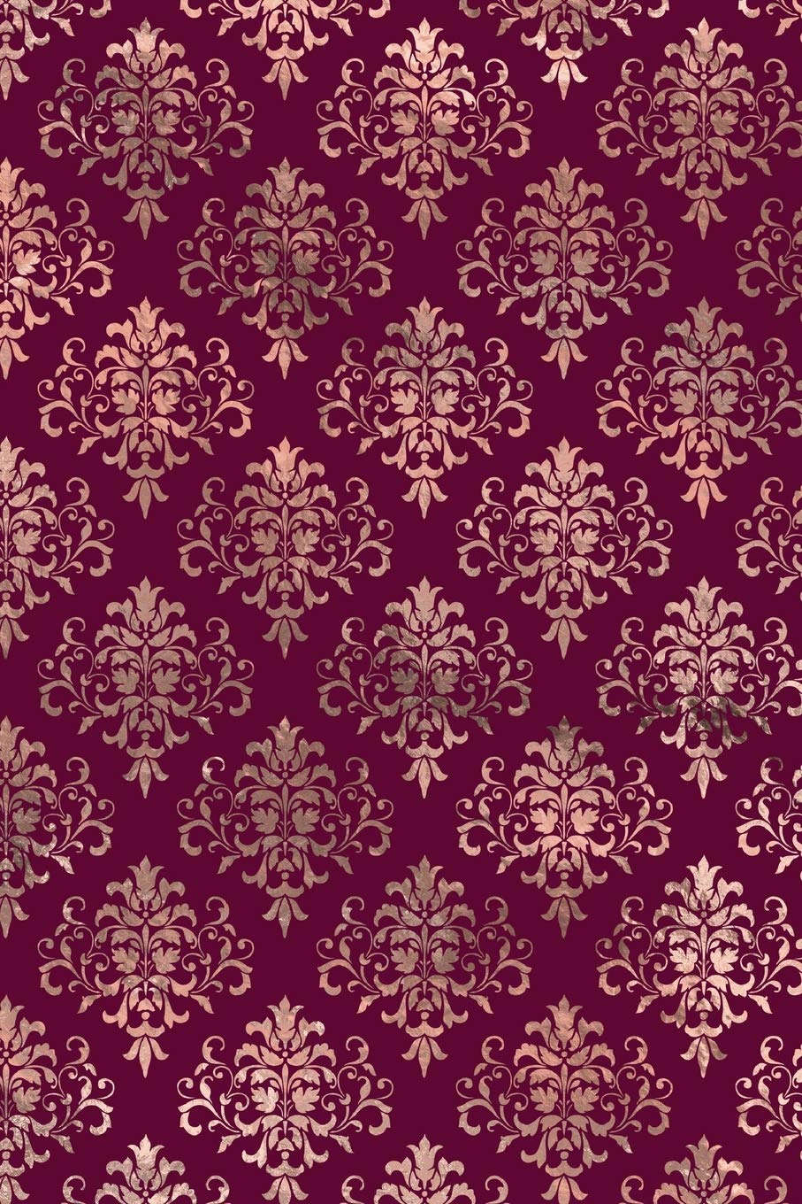 Rose Gold and Burgundy Composition Notebook - Small Unruled Notebook - 6x9 Blank Notebook (Softcover Journal / Notebook / Sketchbook / Diary) book