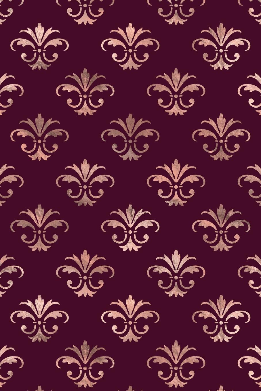 Rose Gold and Burgundy Composition Notebook - Small Unruled Notebook - 6x9 Blank Notebook (Softcover Journal / Notebook / Sketchbook / Diary) (6x9 Blank Softcover Notebook, Band 83) Business, Finance & Career