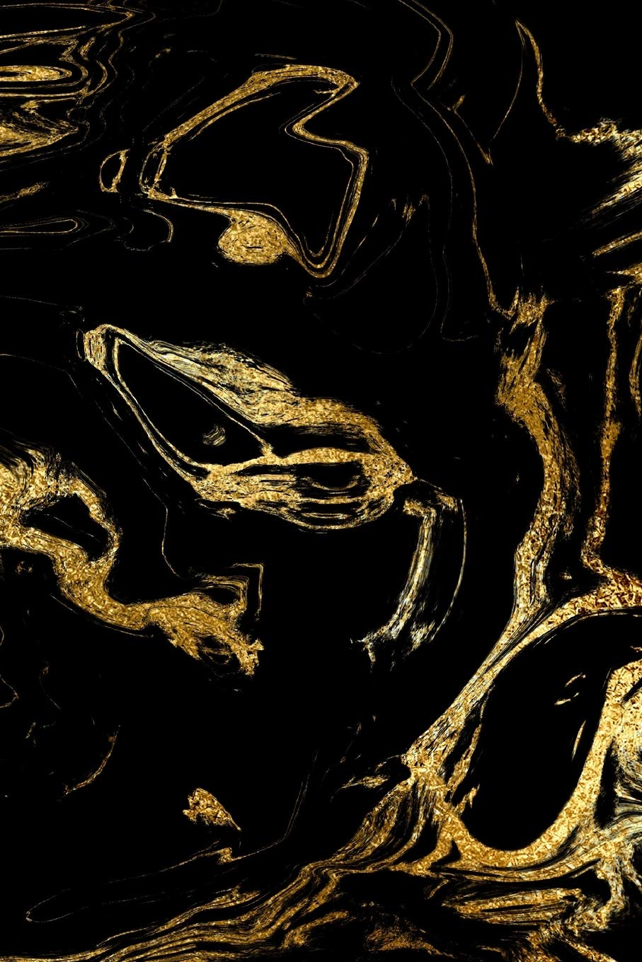 Black and Gold Marble Composition Notebook - Small Unruled Notebook - 6x9 Blank Notebook (Softcover Journal / Notebook / Sketchbook / Diary) book