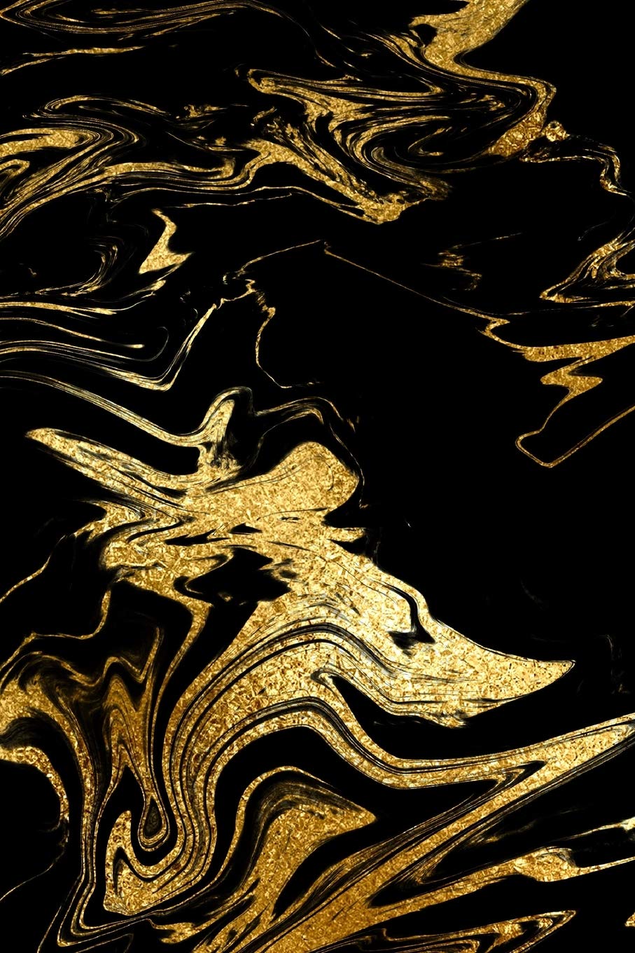 Black and Gold Marble Composition Notebook - Small Unruled Notebook - 6x9 Blank Notebook (Softcover Journal / Notebook / Sketchbook / Diary) (6x9 Blank Softcover Notebook, Band 131) Business, Finance & Career
