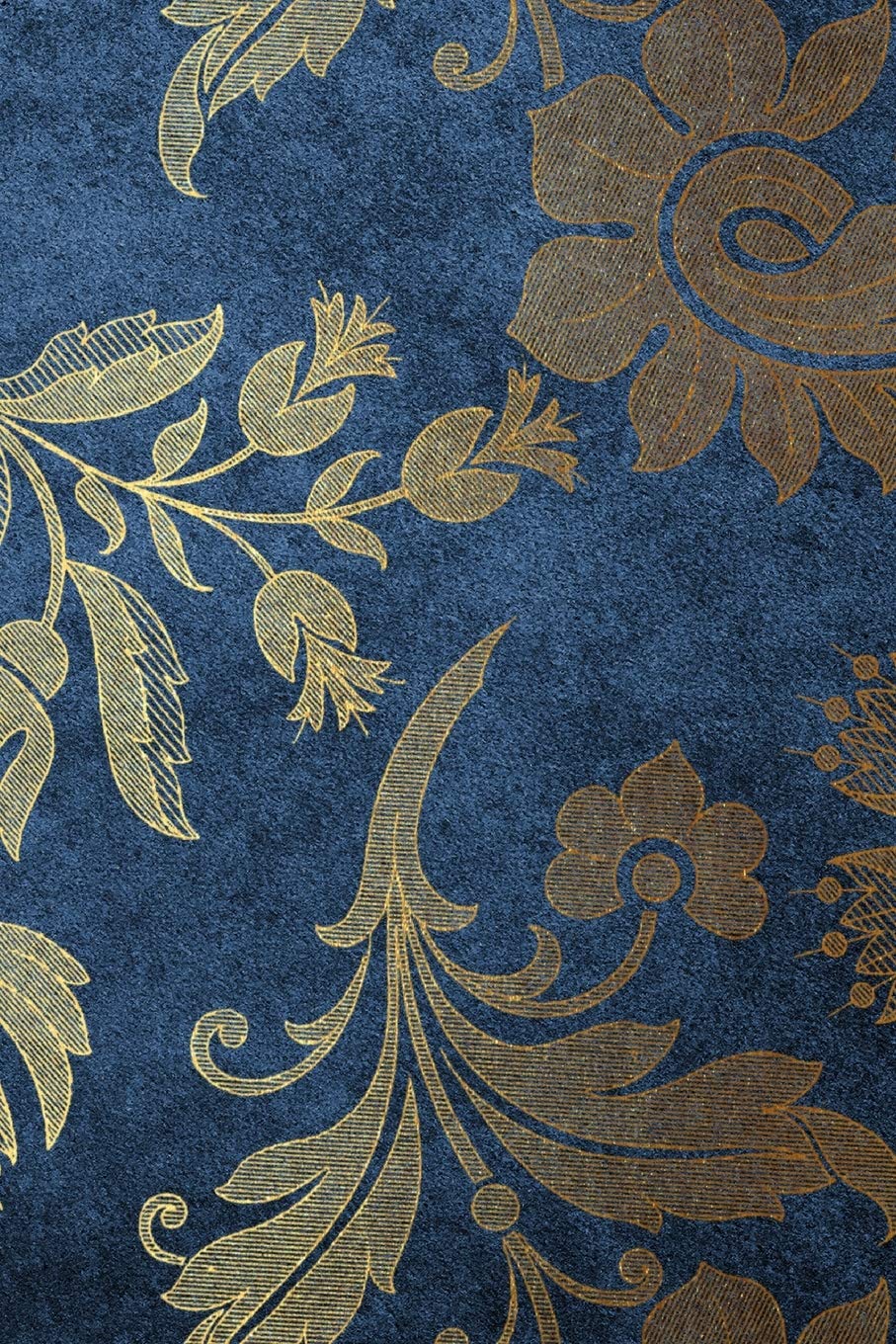 Blue Floral Velvet Composition Notebook - Small Unruled Notebook - 6x9 Blank Notebook (Softcover Journal / Notebook / Sketchbook / Diary) (6x9 Blank Softcover Notebook, Band 133) Business, Finance & Career
