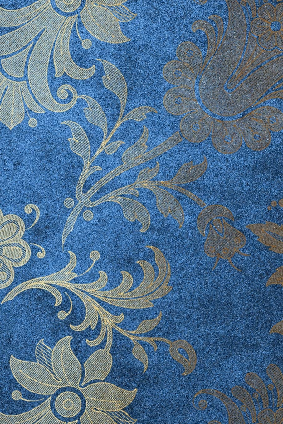 Blue Floral Velvet Composition Notebook - Small Unruled Notebook - 6x9 Blank Notebook (Softcover Journal / Notebook / Sketchbook / Diary) (6x9 Blank Softcover Notebook, Band 133) Business, Finance & Career