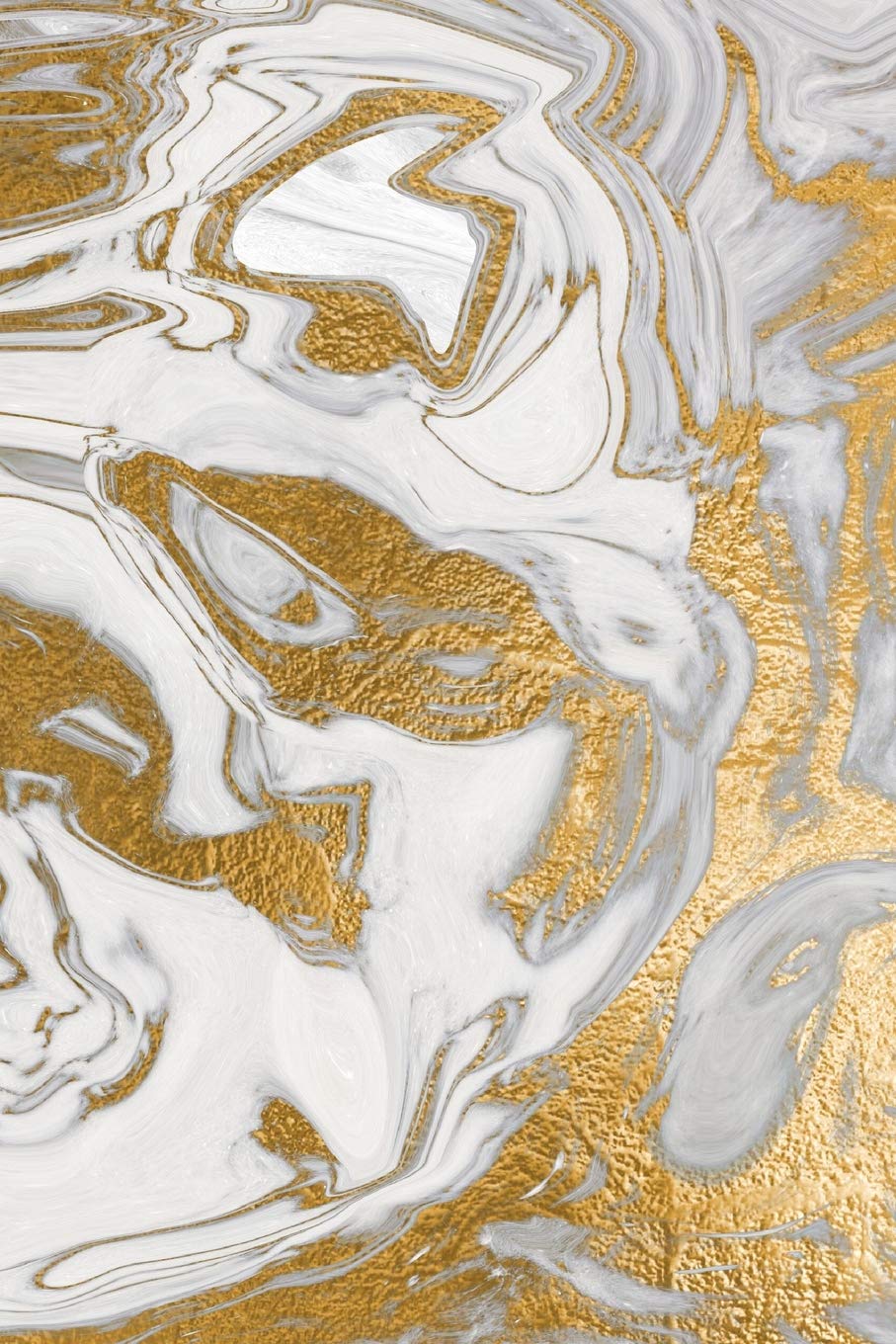 Liquid Gold Marble Composition Notebook - Small Unruled Notebook - 6x9 Blank Notebook (Softcover Journal / Notebook / Sketchbook / Diary) (6x9 Blank Softcover Notebook, Band 252) Business, Finance & Career