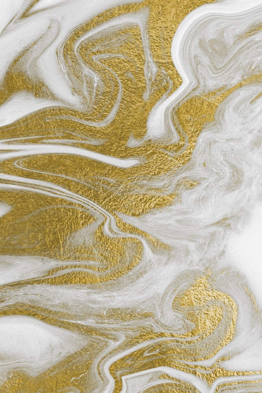 Liquid Gold Marble Composition Notebook - Small Unruled Notebook - 6x9 Blank Notebook (Softcover Journal / Notebook / Sketchbook / Diary) (6x9 Blank Softcover Notebook, Band 252) Business, Finance & Career