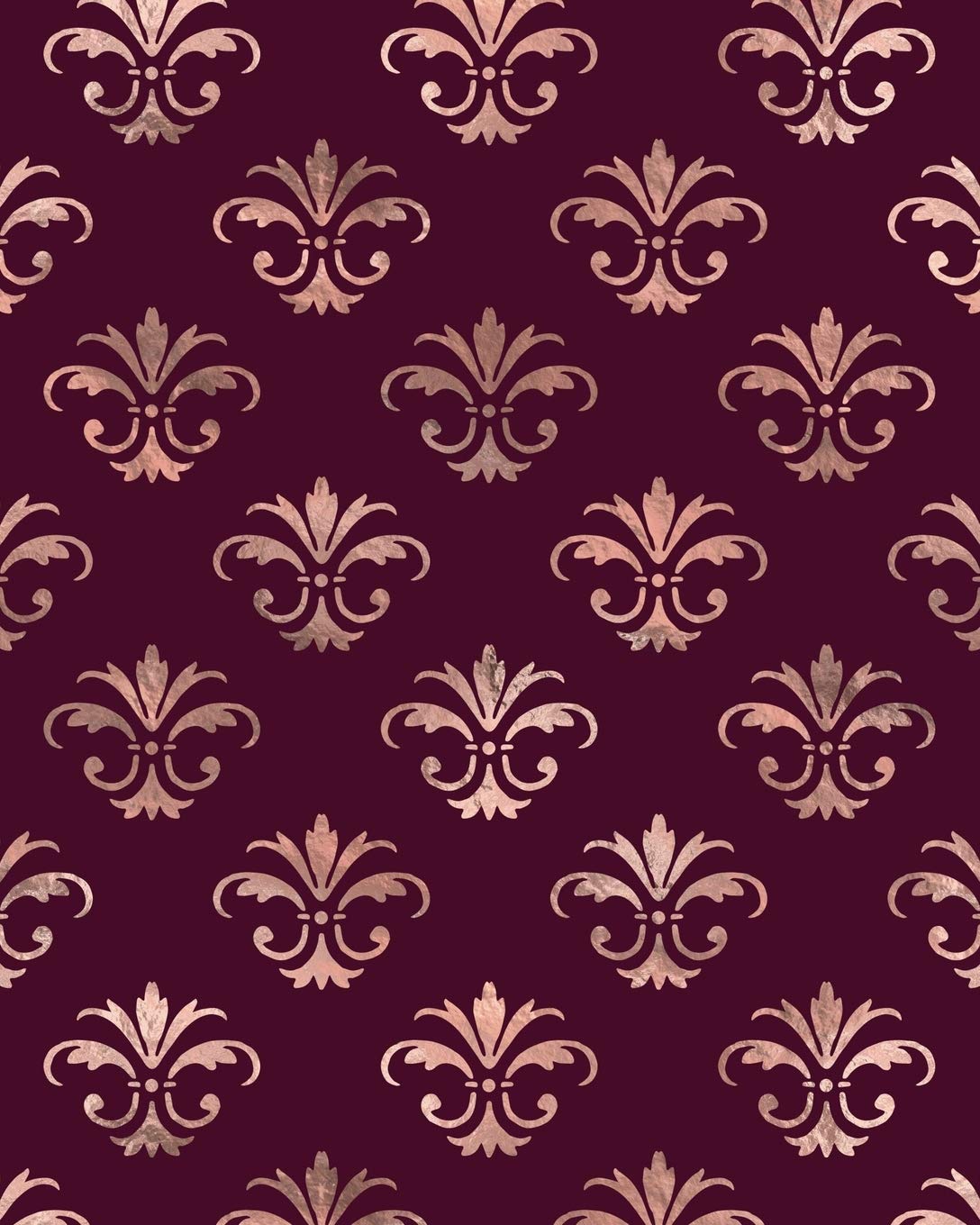 Rose Gold and Burgundy Composition Notebook - Large Unruled Notebook - 8x10 Blank Notebook (Softcover Journal / Notebook / Sketchbook / Diary) (8x10 Blank Softcover Notebook, Band 89) Business, Finance & Career