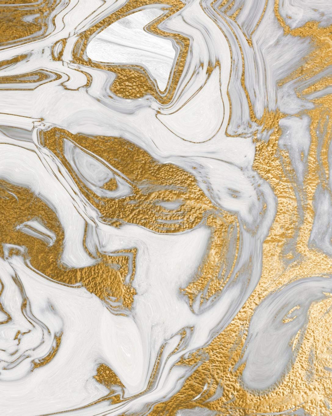 Liquid Gold Marble Composition Notebook - Large Ruled Notebook - 8x10 Lined Notebook (Softcover Journal / Notebook / Diary) (8x10 Lined Softcover Notebook, Band 256) Business, Finance & Career