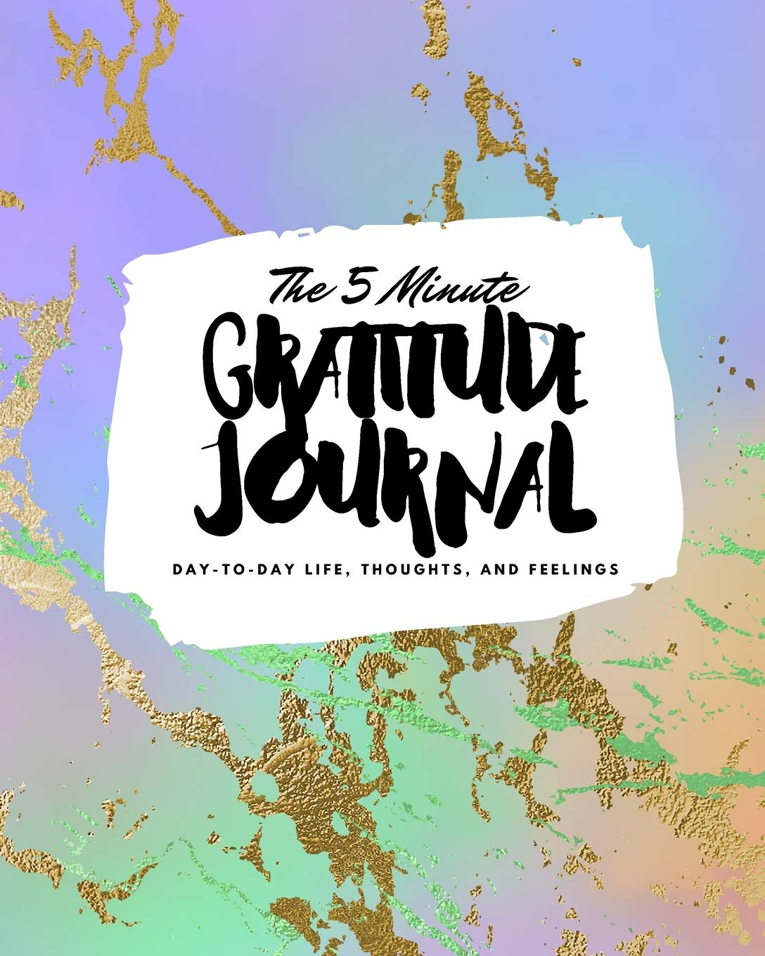 The 5 Minute Gratitude Journal: Day-To-Day Life, Thoughts, and Feelings (8x10 Softcover Journal) book
