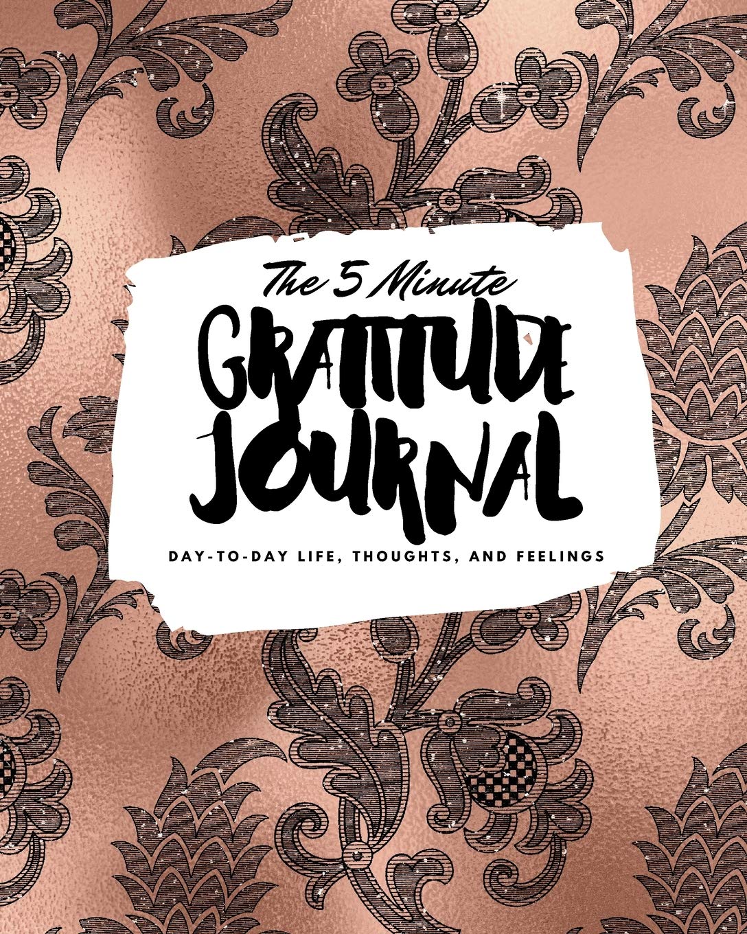The 5 Minute Gratitude Journal: Day-To-Day Life, Thoughts, and Feelings (8x10 Softcover Journal) book