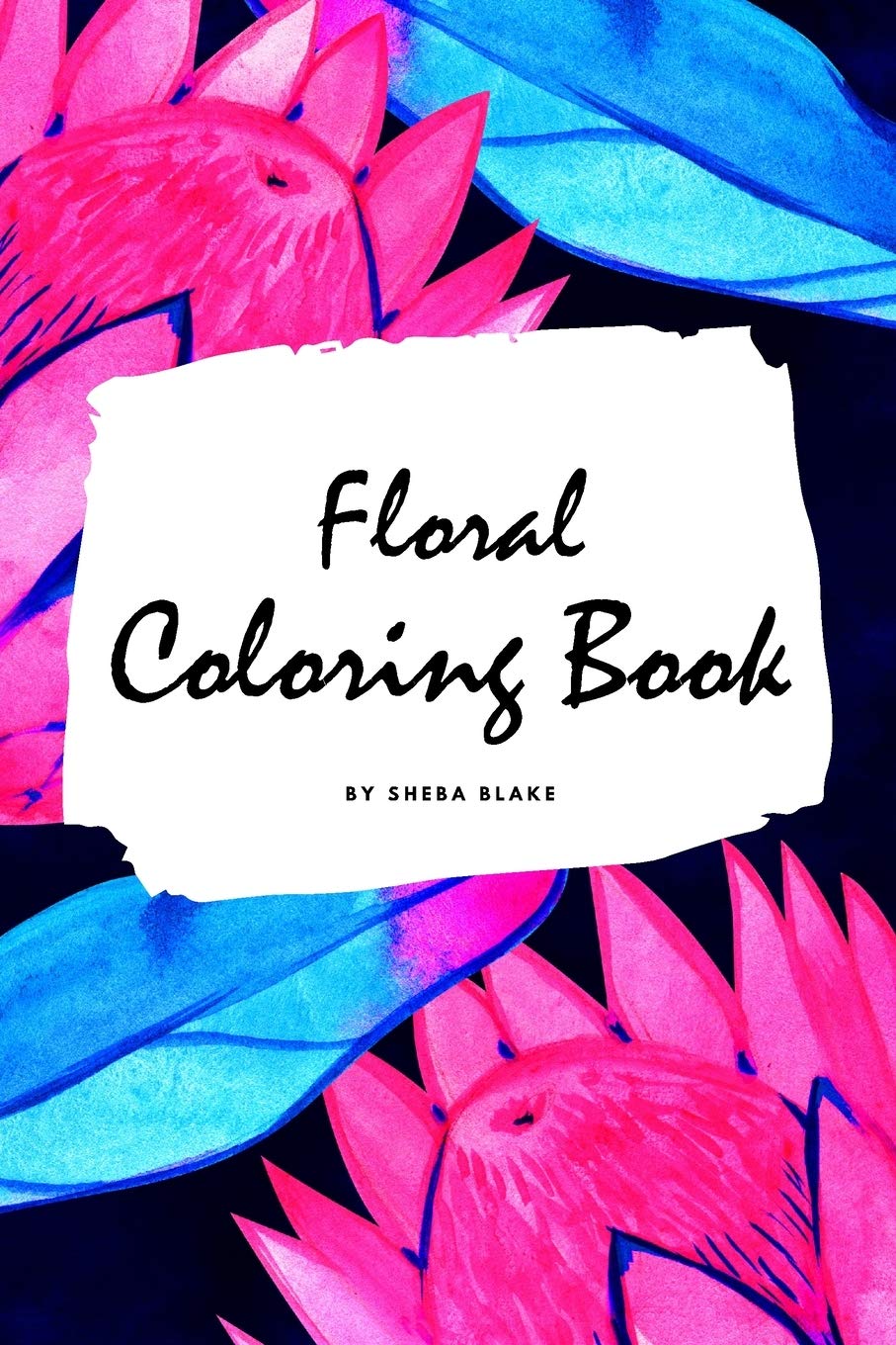 Floral Coloring Book for Young Adults and Teens (6x9 Coloring Book / Activity Book) Education