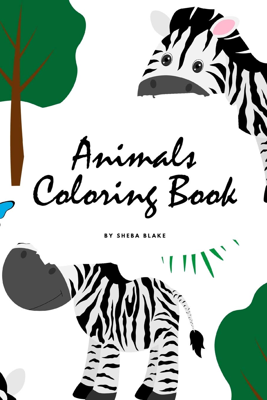 Animals Coloring Book for Children (6x9 Coloring Book / Activity Book) Tiptoi & Games