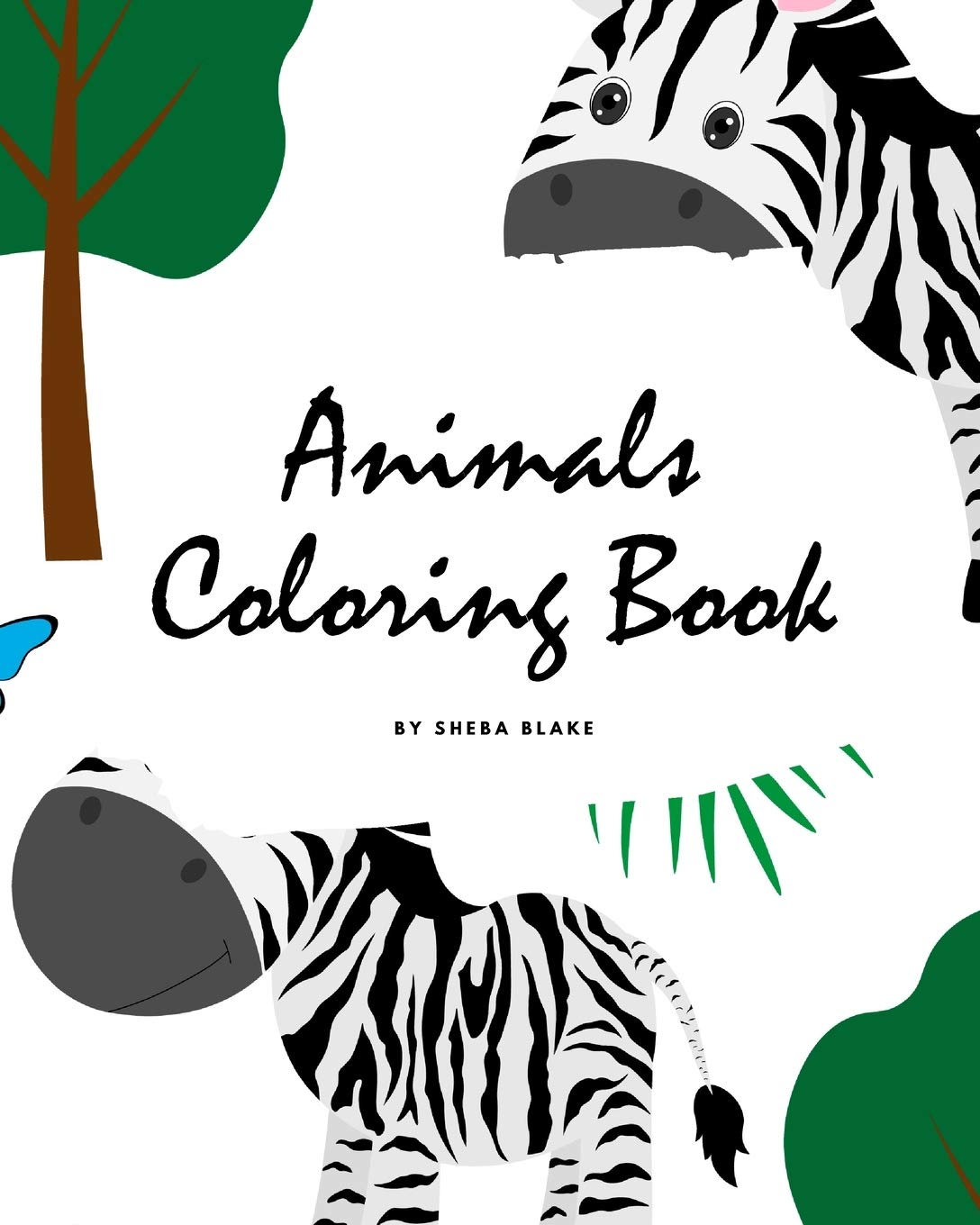 Animals Coloring Book for Children (8x10 Coloring Book / Activity Book) Tiptoi & Games