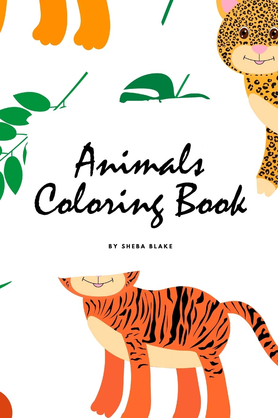Animals Coloring Book for Children (6x9 Coloring Book / Activity Book) Tiptoi & Games