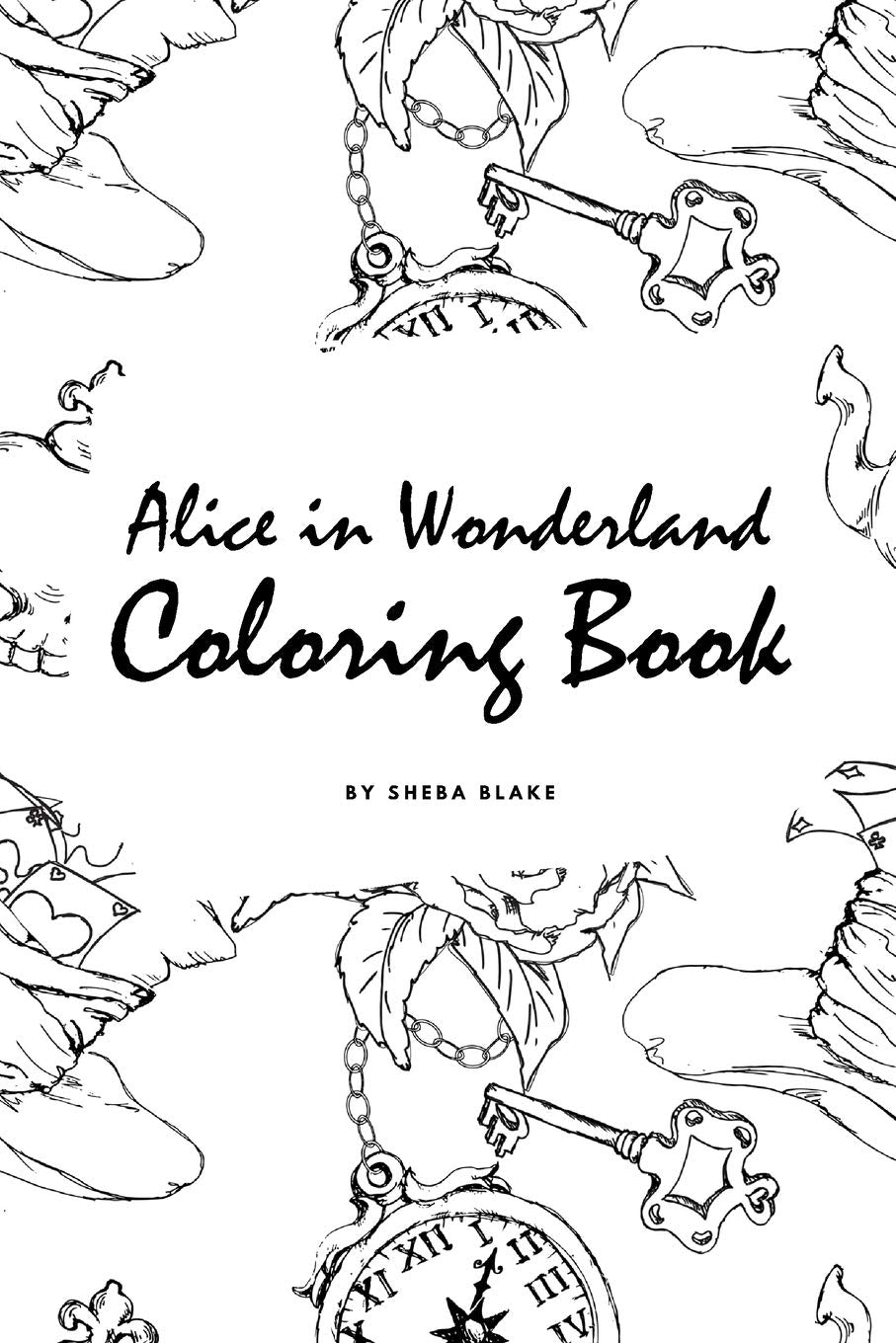 Alice in Wonderland Coloring Book for Young Adults and Teens (6x9 Coloring Book / Activity Book) Young adult books