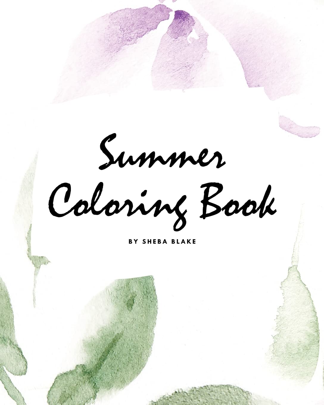 Summer Coloring Book for Young Adults and Teens (8x10 Coloring Book / Activity Book) Young adult books