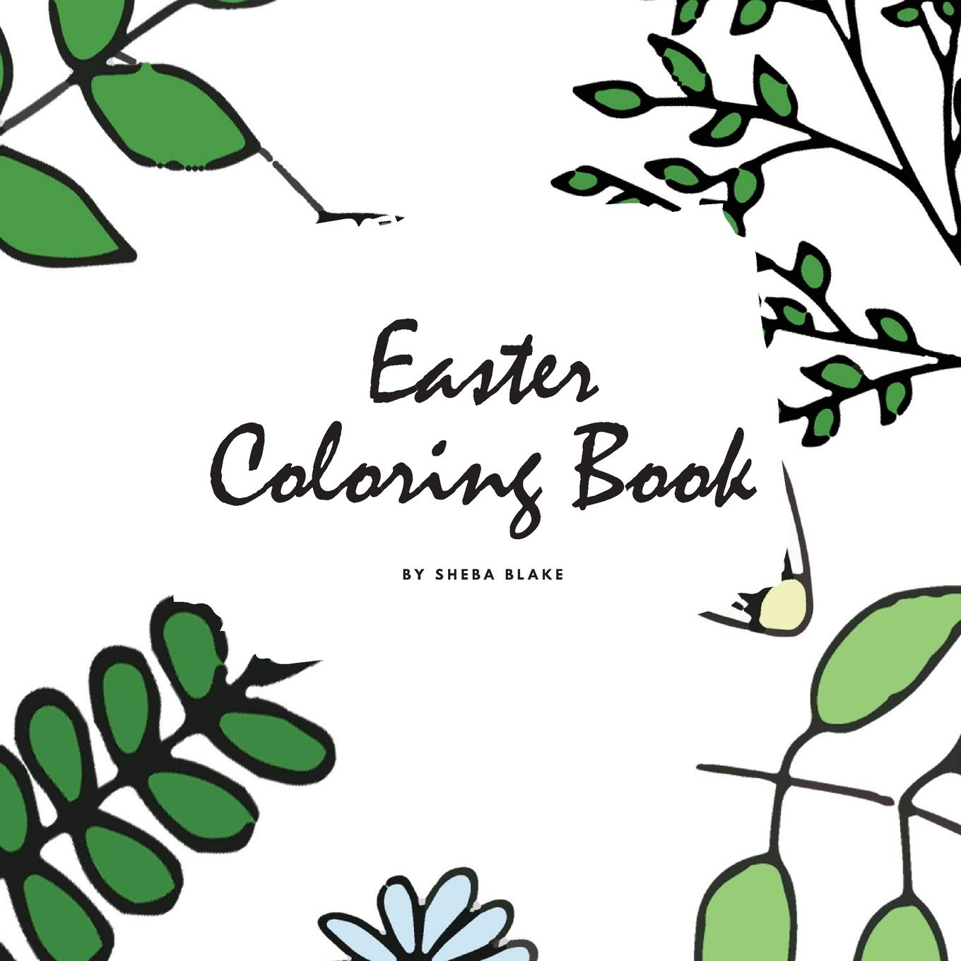 Easter Coloring Book for Children (8.5x8.5 Coloring Book / Activity Book) Tiptoi & Games