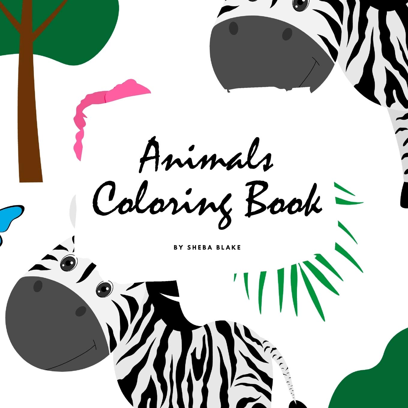 Animals Coloring Book for Children (8.5x8.5 Coloring Book / Activity Book) Tiptoi & Games
