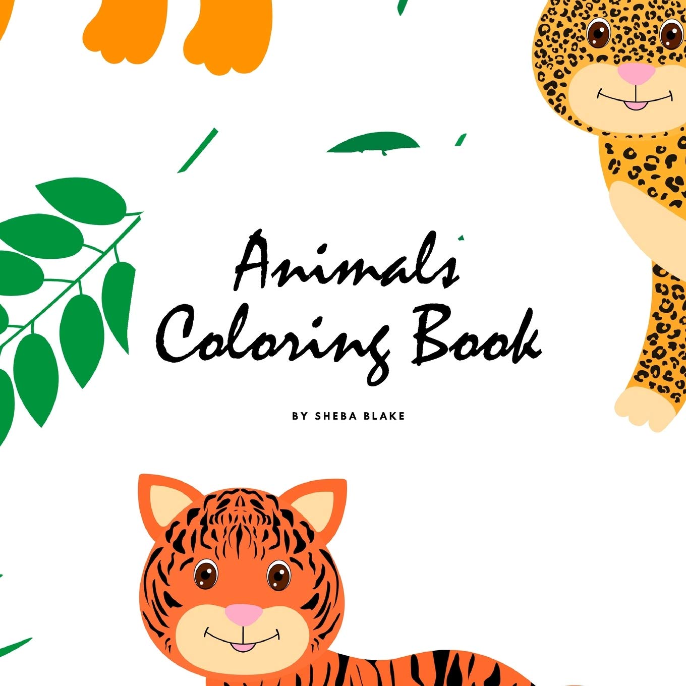 Animals Coloring Book for Children (8.5x8.5 Coloring Book / Activity Book) Tiptoi & Games