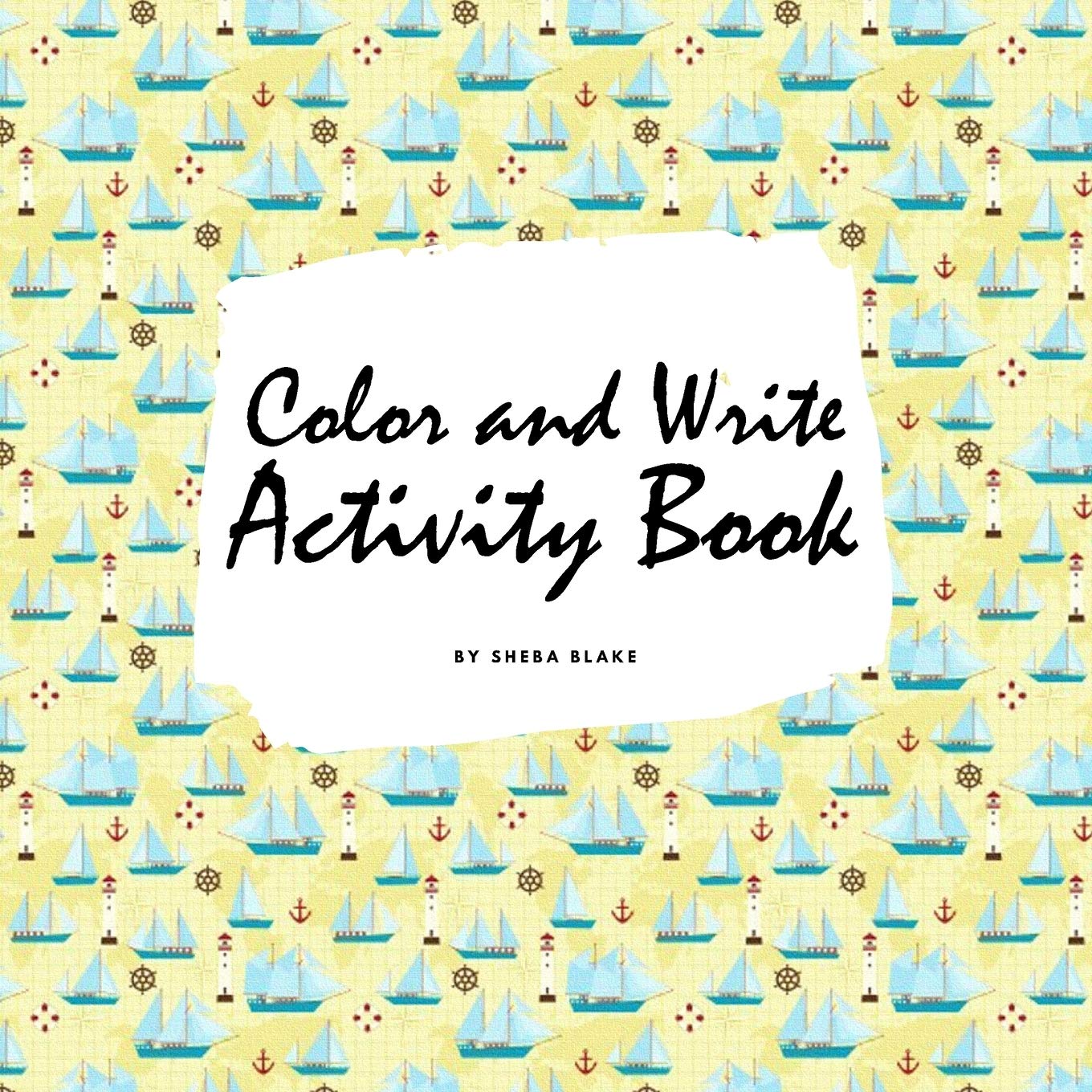 Color and Write (1-20) Activity Book for Children (8.5x8.5 Coloring Book / Activity Book) Tiptoi & Games