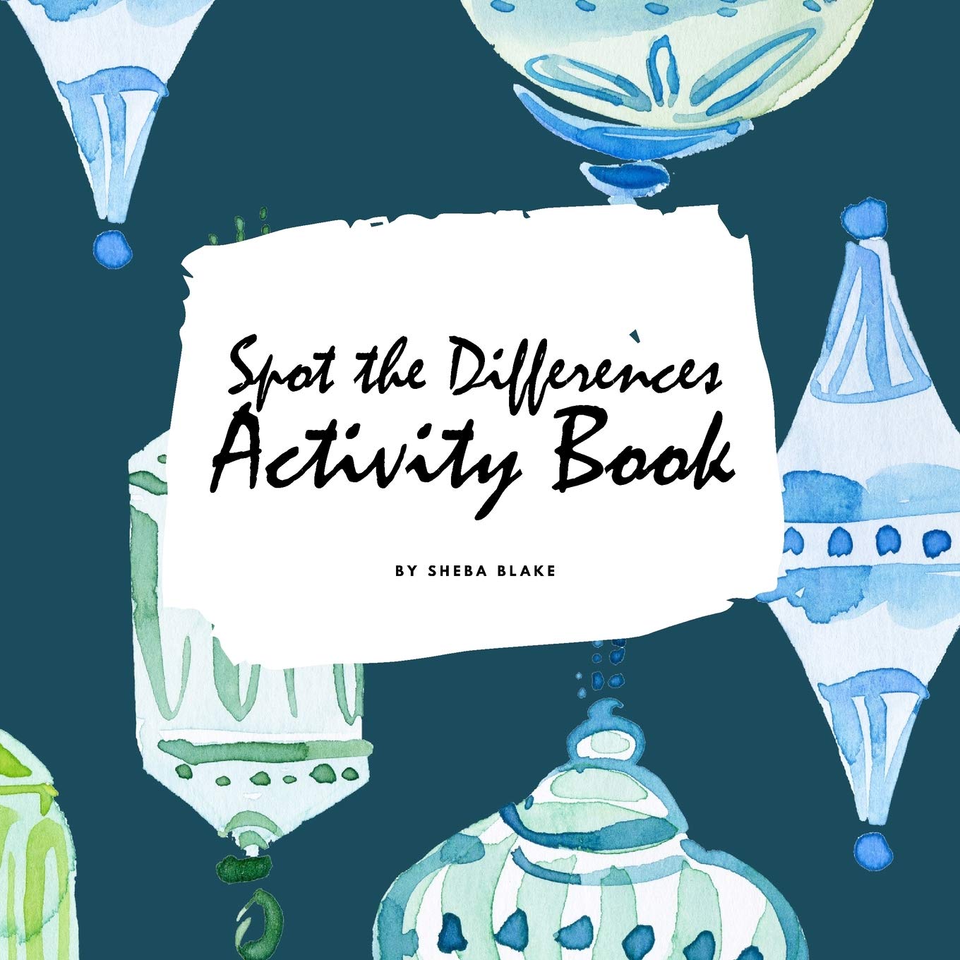 Spot the Differences Christmas Activity Book for Children (8.5x8.5 Coloring Book / Activity Book) Tiptoi & Games