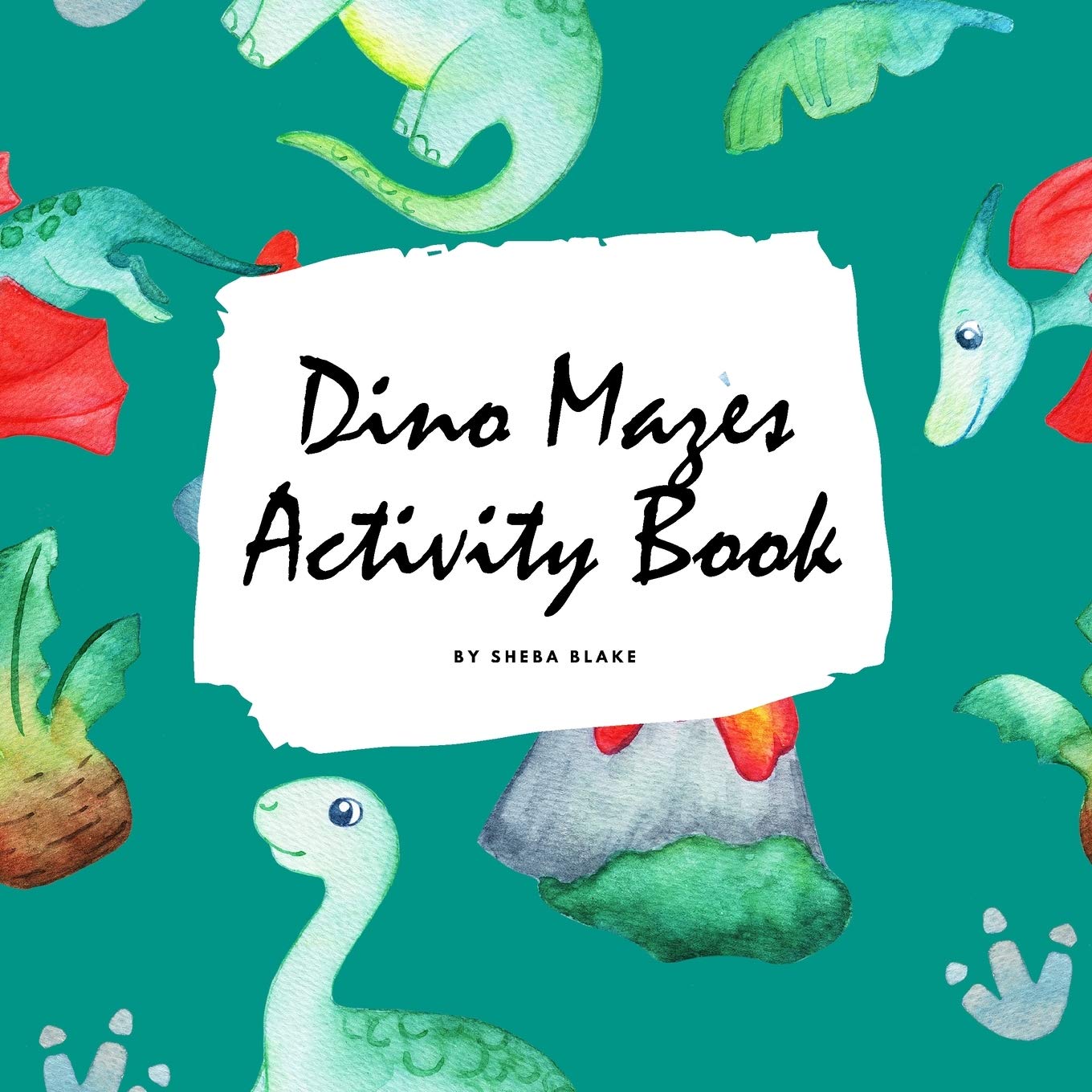 Baby Dinosaur Mazes Activity Book for Children (8.5x8.5 Puzzle Book / Activity Book) Tiptoi & Games