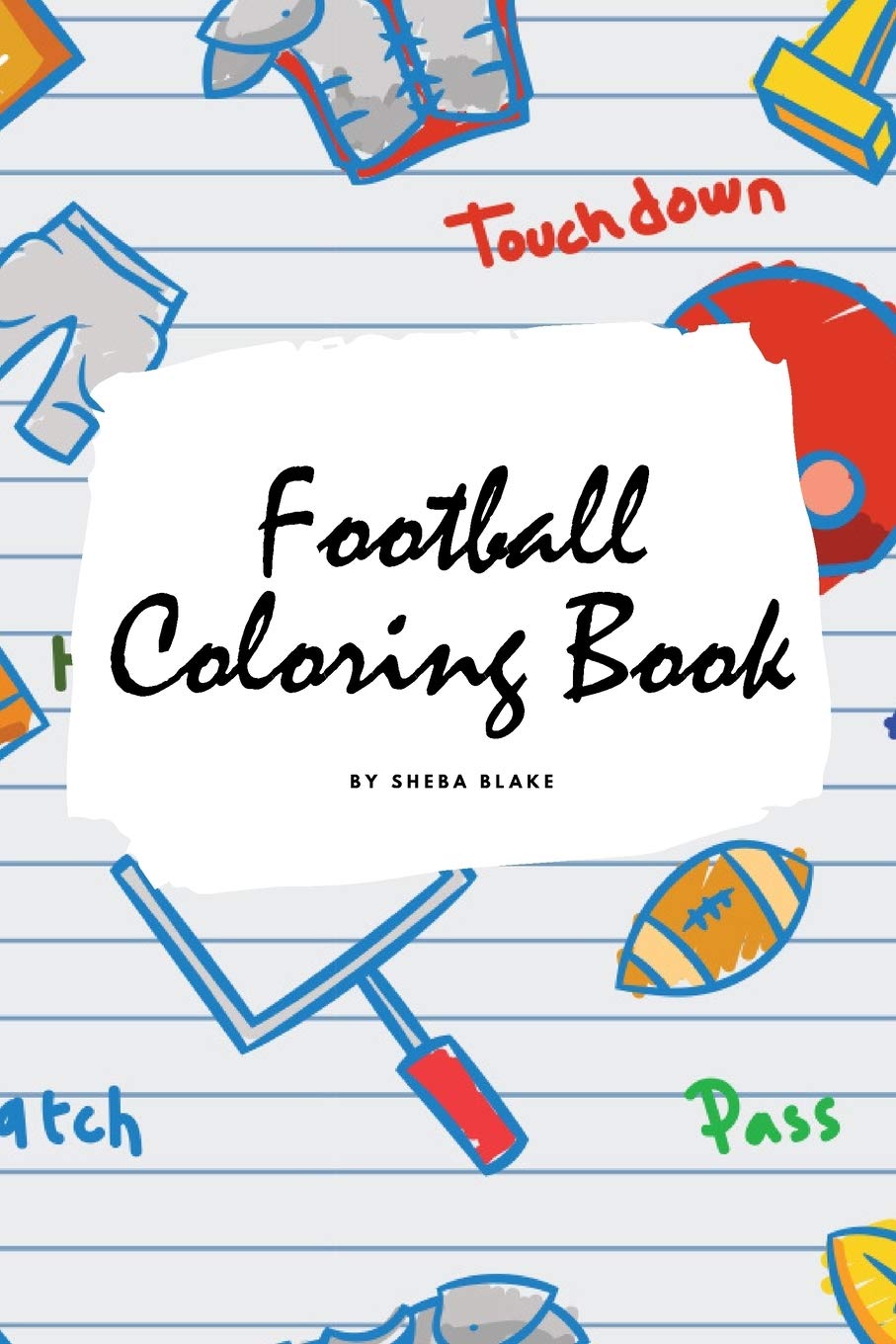 Football Coloring Book for Children (6x9 Coloring Book / Activity Book) Tiptoi & Games