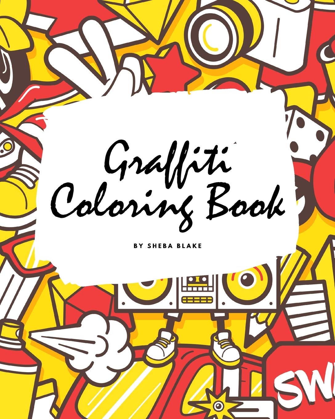 Graffiti Coloring Book for Children (8x10 Coloring Book / Activity Book) Tiptoi & Games