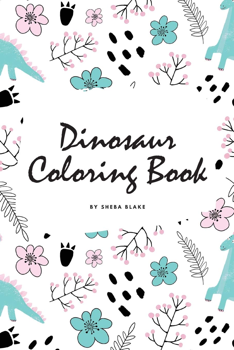 Dinosaur Coloring Book for Children (6x9 Coloring Book / Activity Book) Tiptoi & Games