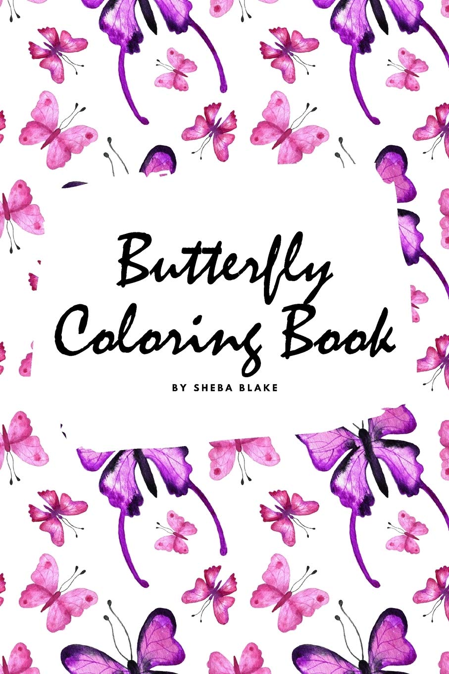 Butterfly Coloring Book for Children (6x9 Coloring Book / Activity Book) Tiptoi & Games