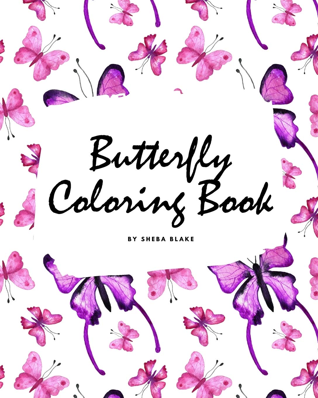 Butterfly Coloring Book for Children (8x10 Coloring Book / Activity Book) Tiptoi & Games