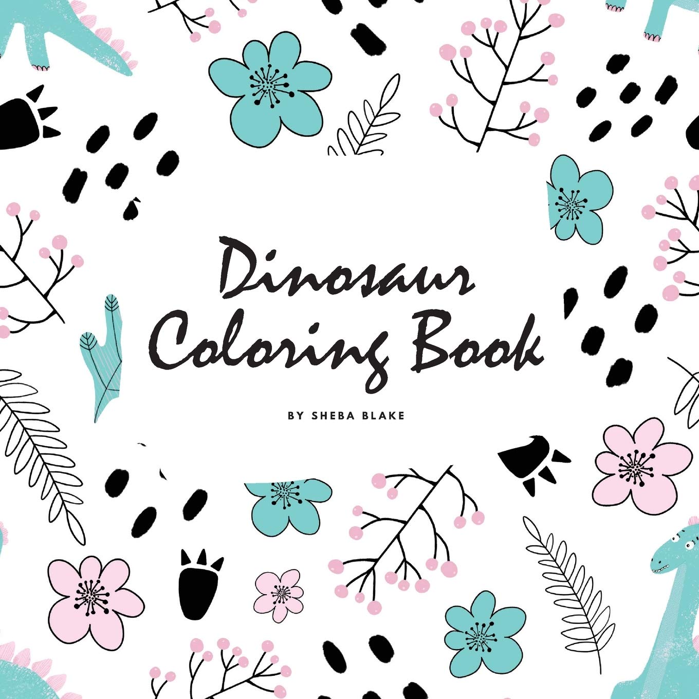 Dinosaur Coloring Book for Children (8.5x8.5 Coloring Book / Activity Book) Tiptoi & Games
