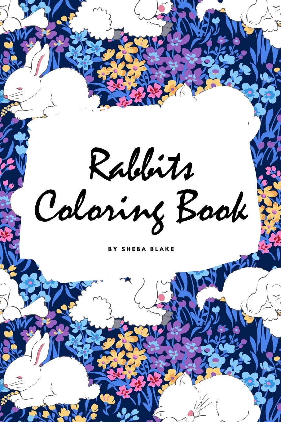 Rabbits Coloring Book for Children (6x9 Coloring Book / Activity Book) Tiptoi & Games
