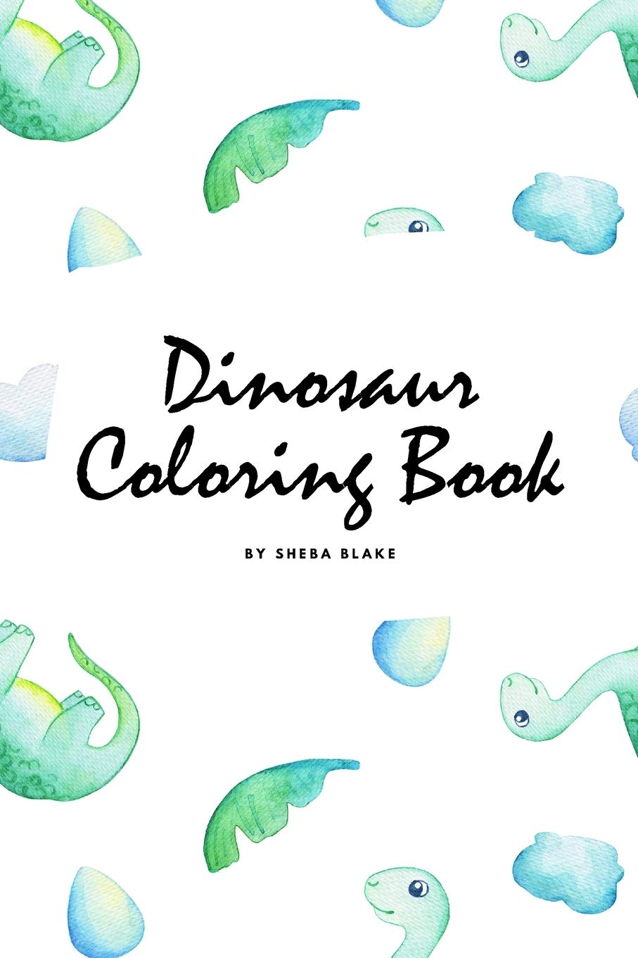 Dinosaur Coloring Book for Children (6x9 Coloring Book / Activity Book) Tiptoi & Games