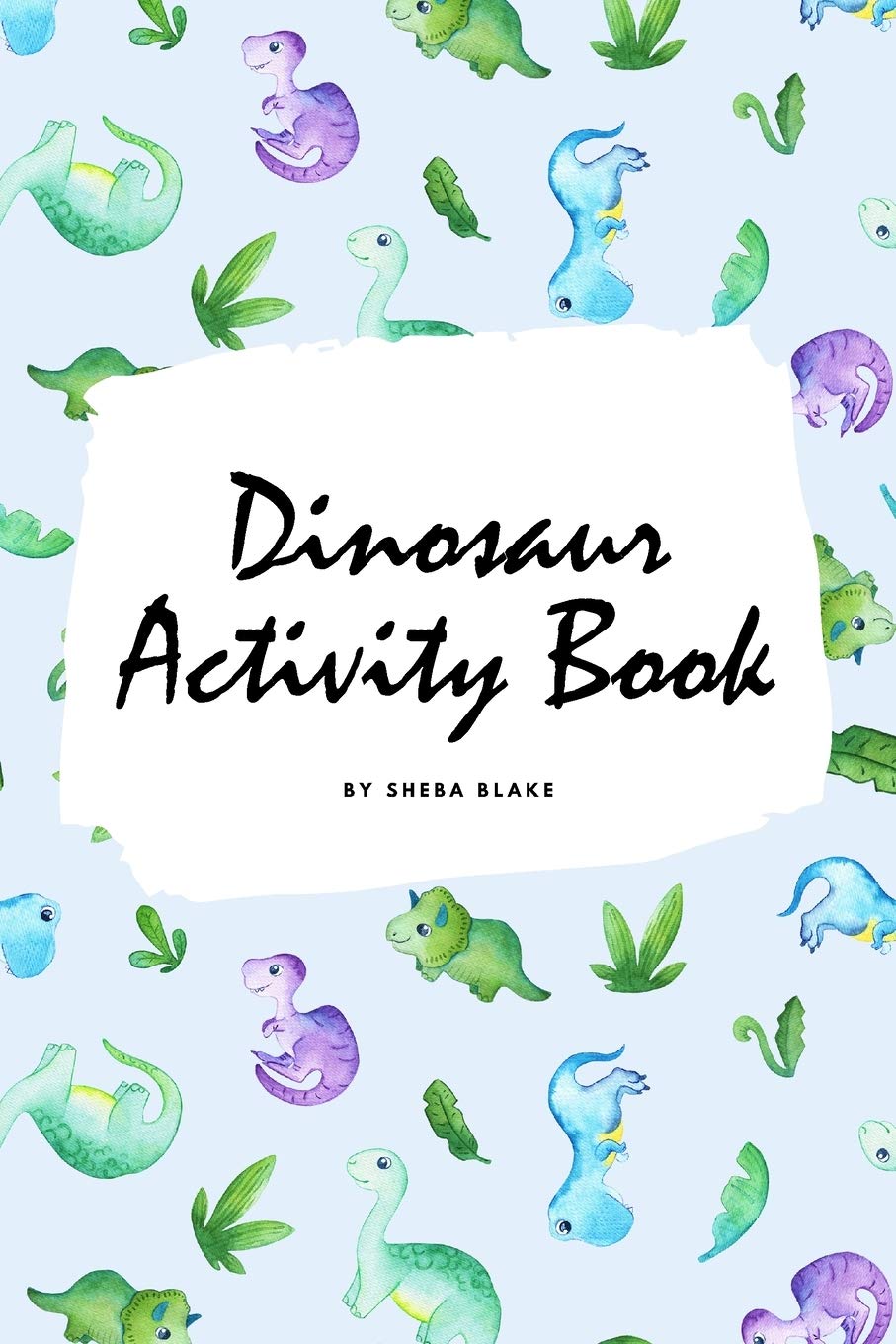 Dinosaur Coloring and Activity Book for Children (6x9 Coloring Book / Activity Book) Tiptoi & Games