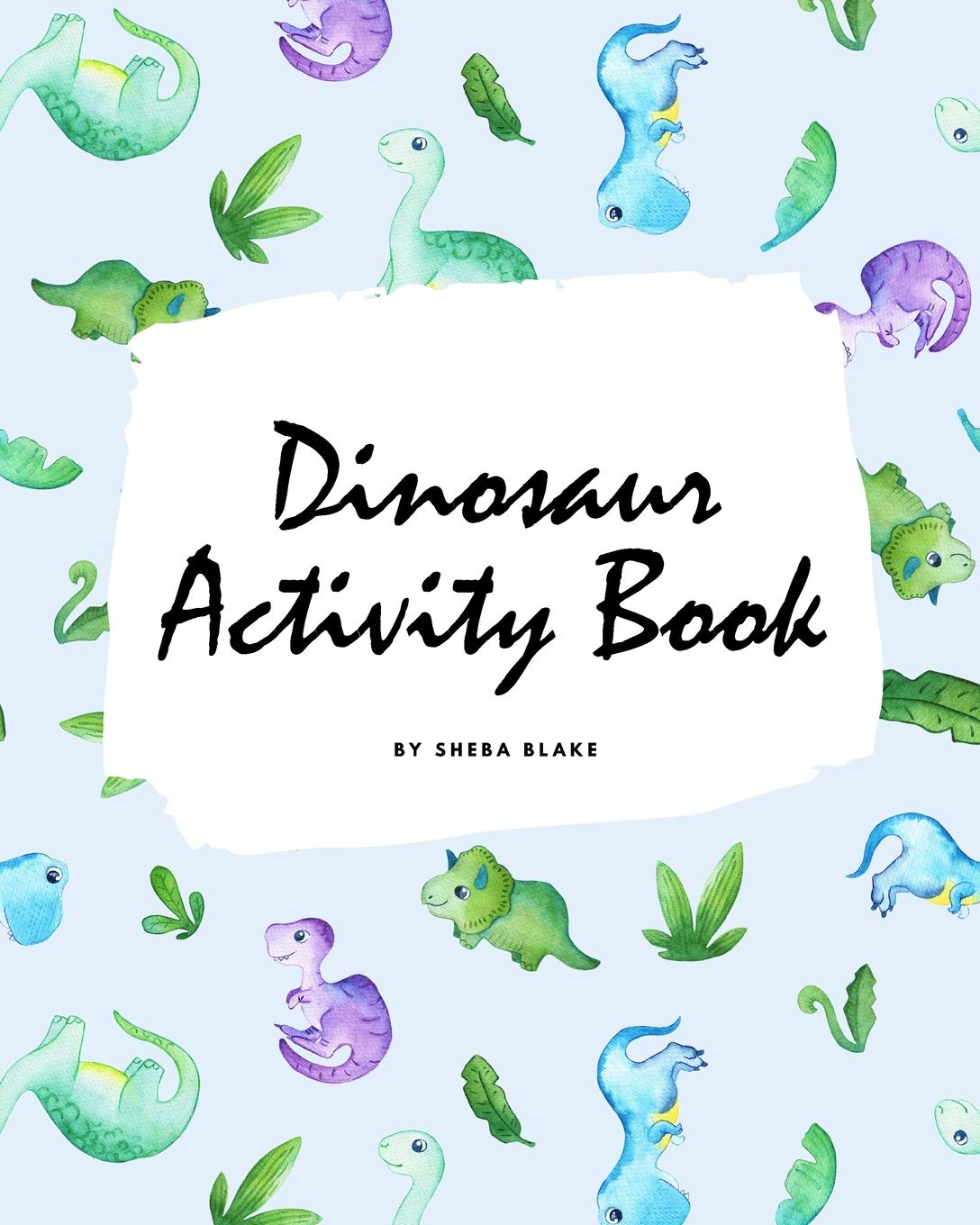 Dinosaur Coloring and Activity Book for Children (8x10 Coloring Book / Activity Book) Tiptoi & Games