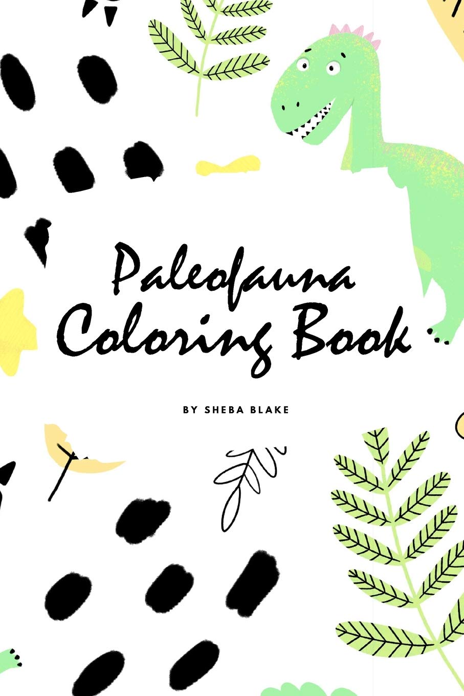 Paleofauna Coloring Book for Children (6x9 Coloring Book / Activity Book) Tiptoi & Games