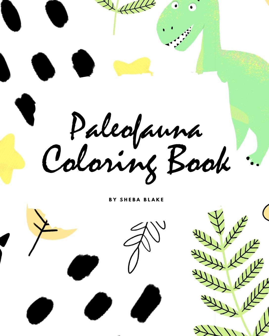 Paleofauna Coloring Book for Children (8x10 Coloring Book / Activity Book) Tiptoi & Games