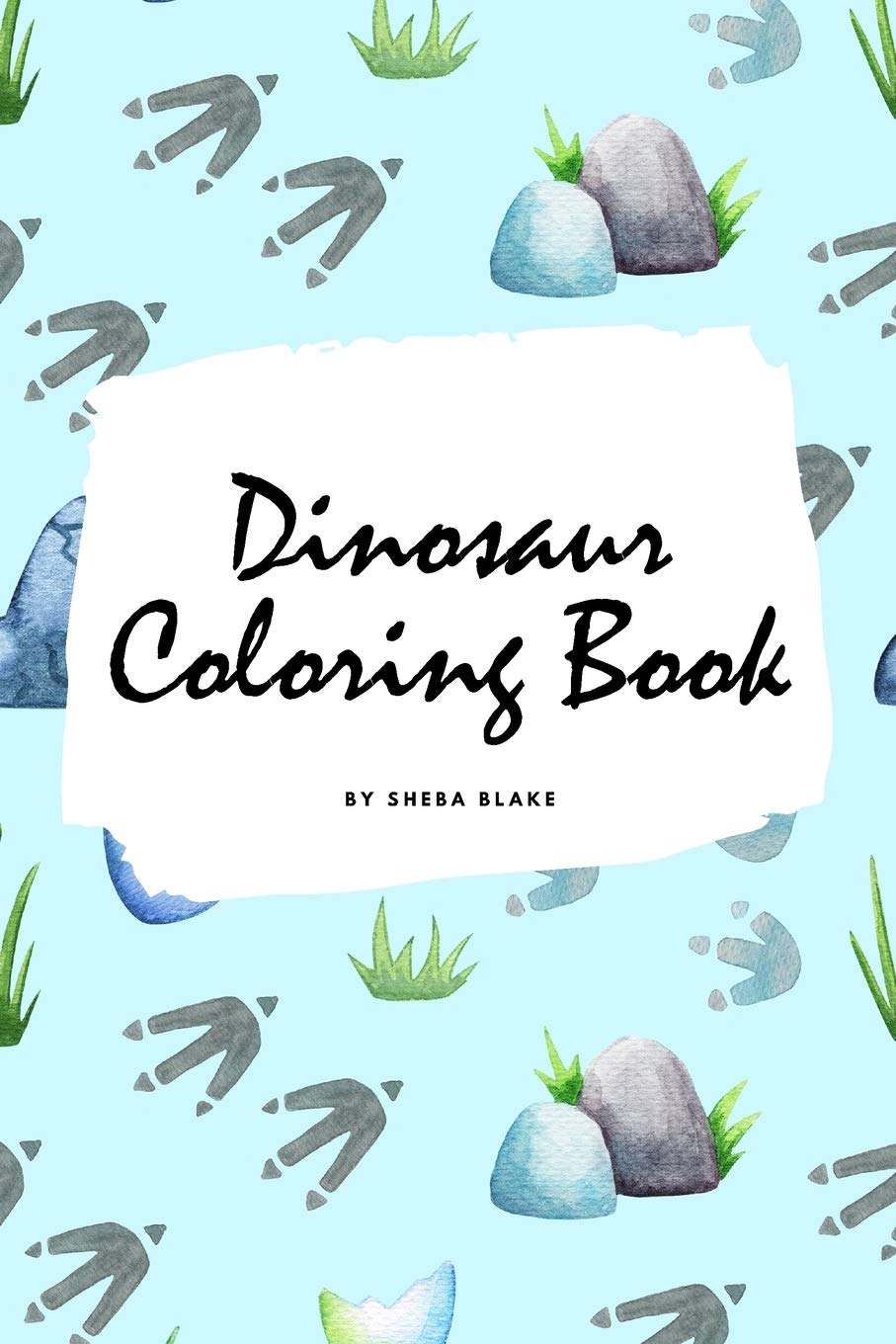 Dinosaur Coloring Book for Children (6x9 Coloring Book / Activity Book) Tiptoi & Games